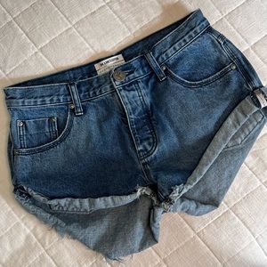 One Teaspoon Low Rise Denim Shorts